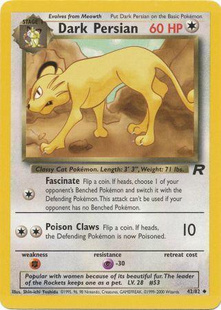 Dark Persian 42/82 - [Team Rocket] Unlimited