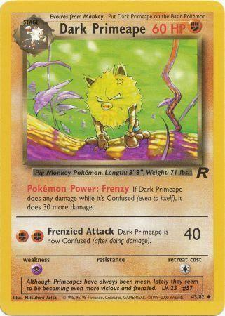 Dark Primeape 43/82 - [Team Rocket] Unlimited