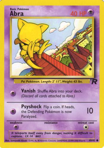 Abra 49/82 - [Team Rocket] Unlimited