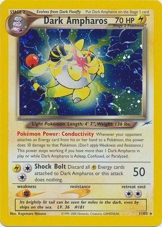 Dark Ampharos 1/105 - [Neo Destiny] Unlimited Holofoil