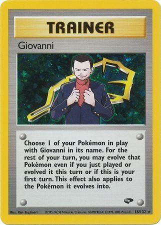 Giovanni (18) 18/132 - [Gym Challenge] Unlimited Holofoil