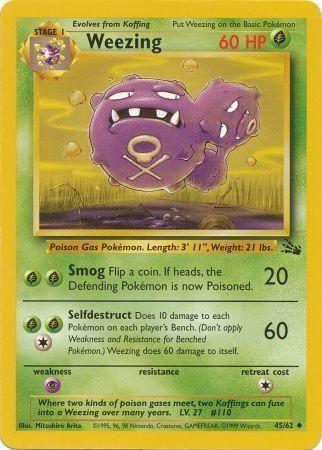 Weezing 45/62 - [Fossil] Unlimited