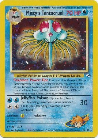 Misty's Tentacruel 10/132 - [Gym Heroes] Unlimited Holofoil