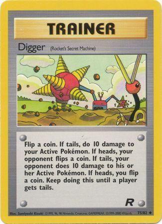 Digger (Rocket's Secret Machine) 75/82 - [Team Rocket] Unlimited
