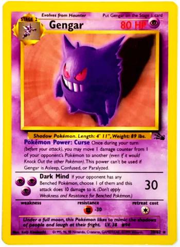 Gengar (20) 20/62 - [Fossil] Unlimited