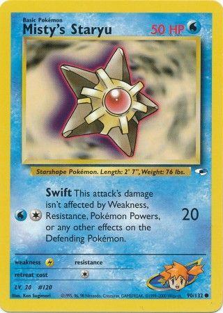 Misty's Staryu 90/132 - [Gym Heroes] Unlimited