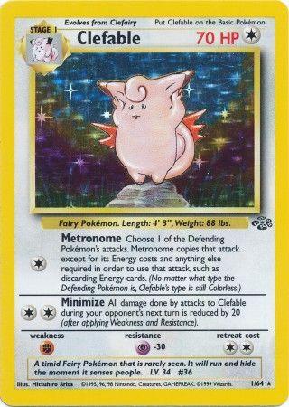 Clefable (1) 1/64 - [Jungle] Unlimited Holofoil