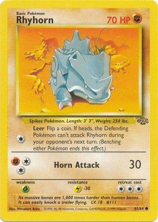 Rhyhorn 61/64 - [Jungle] Unlimited