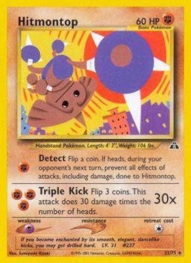 Hitmontop (22) 22/75 - [Neo Discovery] Unlimited