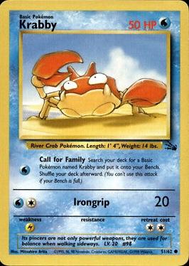 Krabby 51/62 - [Fossil] Unlimited