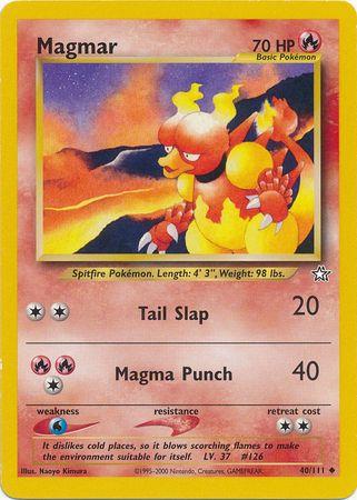 Magmar 40/111 - [Neo Genesis] Unlimited
