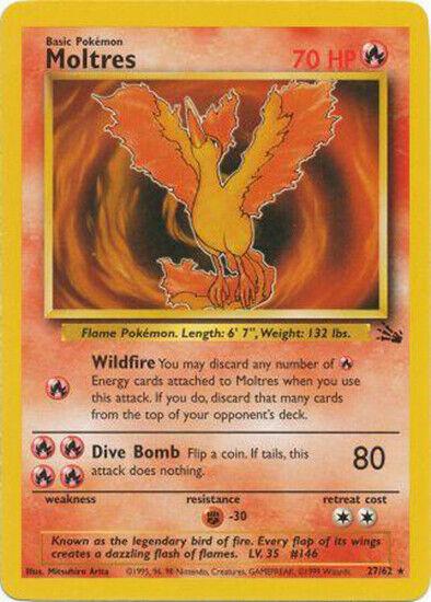 Moltres (27) 27/62 - [Fossil] Unlimited