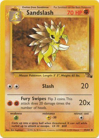 Sandslash 41/62 - [Fossil] Unlimited