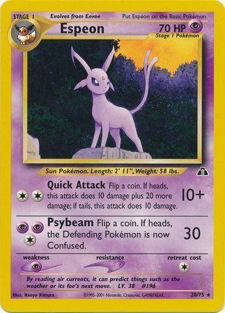 Espeon (20) 20/75 - [Neo Discovery] Unlimited