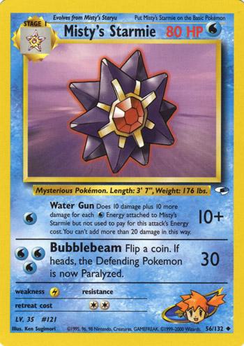 Misty's Starmie (56/132) [G1 Gym Heroes] Unlimited