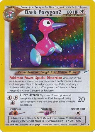 Dark Porygon2 8/105 - [Neo Destiny] Unlimited Holofoil