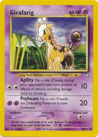 Girafarig 58/111 - [Neo Genesis] Unlimited
