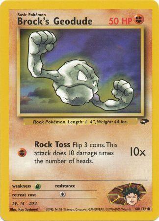 Brock's Geodude 68/132 - [Gym Challenge] Unlimited