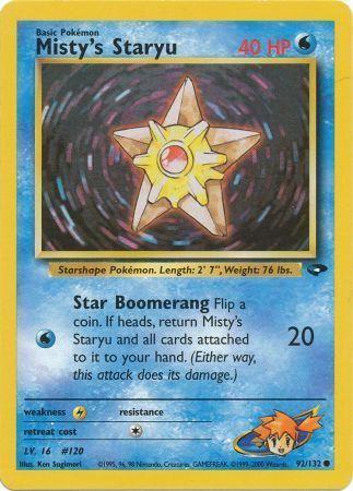 Misty's Staryu 92/132 - [Gym Challenge] Unlimited