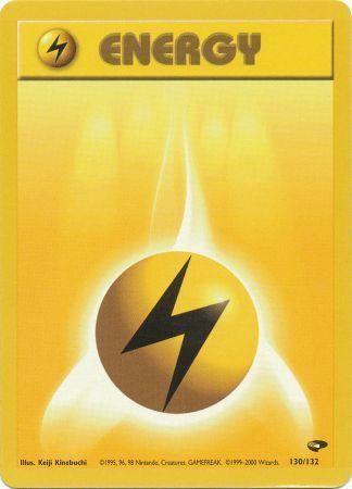 Lightning Energy 130/132 - [Gym Challenge] Unlimited