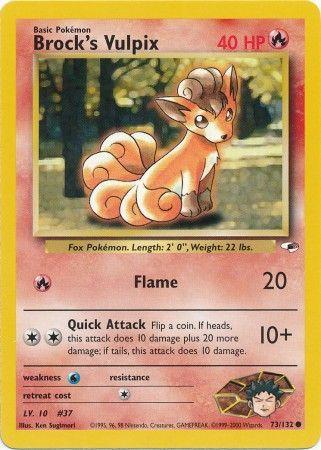 Brock's Vulpix 73/132 - [Gym Heroes] Unlimited
