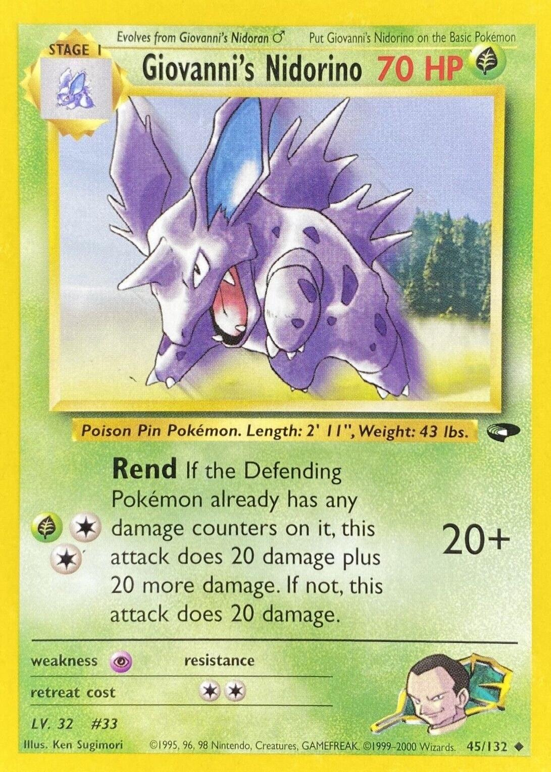 Giovanni's Nidorino 45/132 - [Gym Challenge] Unlimited
