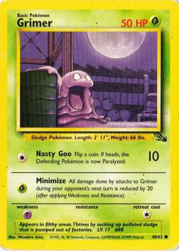 Grimer 48/62 - [Fossil] Unlimited