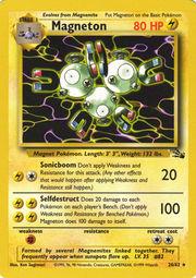 Magneton (11) 11/62 - [Fossil] Unlimited Holofoil