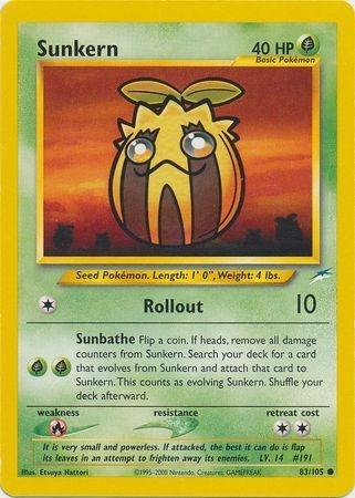 Sunkern 83/105 - [Neo Destiny] Unlimited