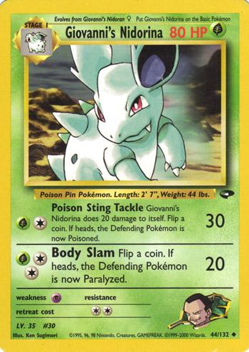 Giovanni's Nidorina 44/132 - [Gym Challenge] Unlimited