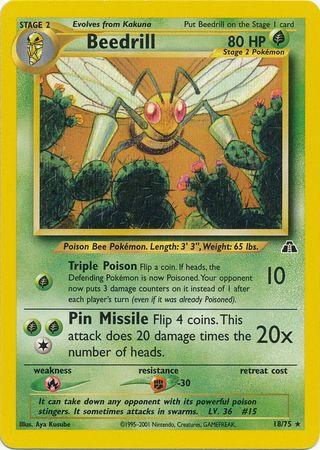Beedrill 18/75 - [Neo Discovery] Unlimited