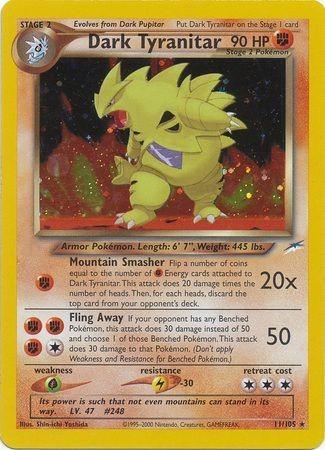 Dark Tyranitar 11/105 - [Neo Destiny] Unlimited Holofoil