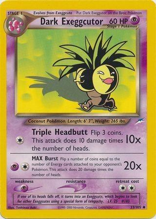 Dark Exeggcutor 33/105 - [Neo Destiny] Unlimited