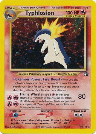Typhlosion (18) 18/111 - [Neo Genesis] Unlimited Holofoil