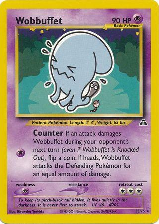 Wobbuffet (35) 35/75 - [Neo Discovery] Unlimited