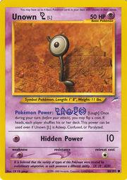 Unown [L] 86/105 - [Neo Destiny] Unlimited