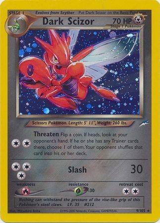 Dark Scizor 9/105 - [Neo Destiny] Unlimited Holofoil