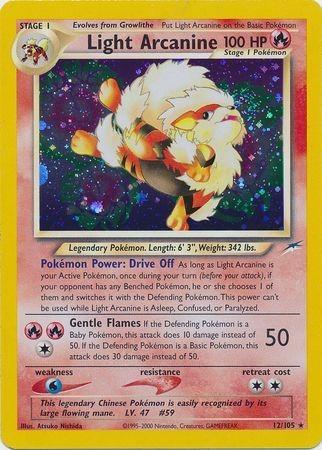 Light Arcanine 12/105 - [Neo Destiny] Unlimited Holofoil