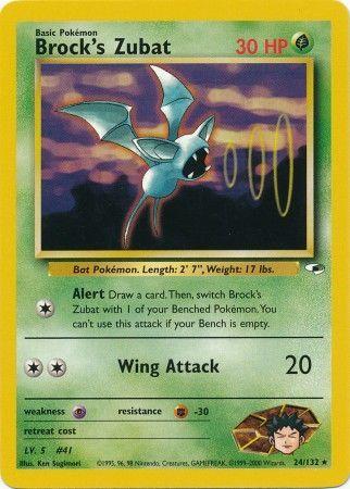 Brock's Zubat (24) 24/132 - [Gym Heroes] Unlimited
