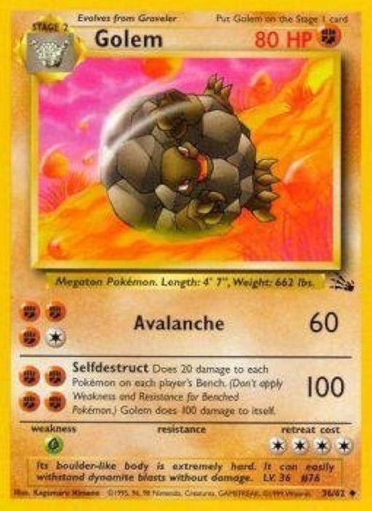 Golem 36/62 - [Fossil] Unlimited