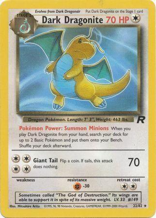 Dark Dragonite (22) 22/82 - [Team Rocket] Unlimited