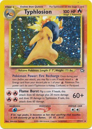 Typhlosion (17) 17/111 - [Neo Genesis] Unlimited Holofoil