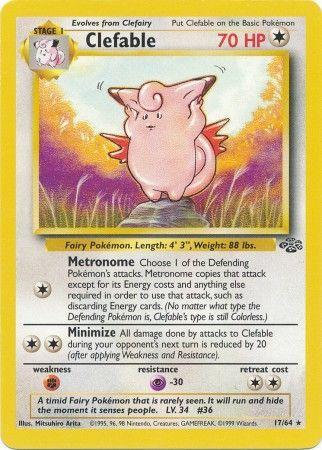 Clefable (17) 17/64 - [Jungle] Unlimited