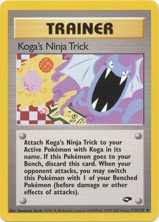 Koga's Ninja Trick 115/132 - [Gym Challenge] Unlimited