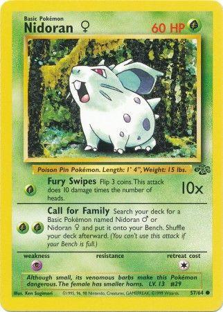 Nidoran F 57/64 - [Jungle] Unlimited