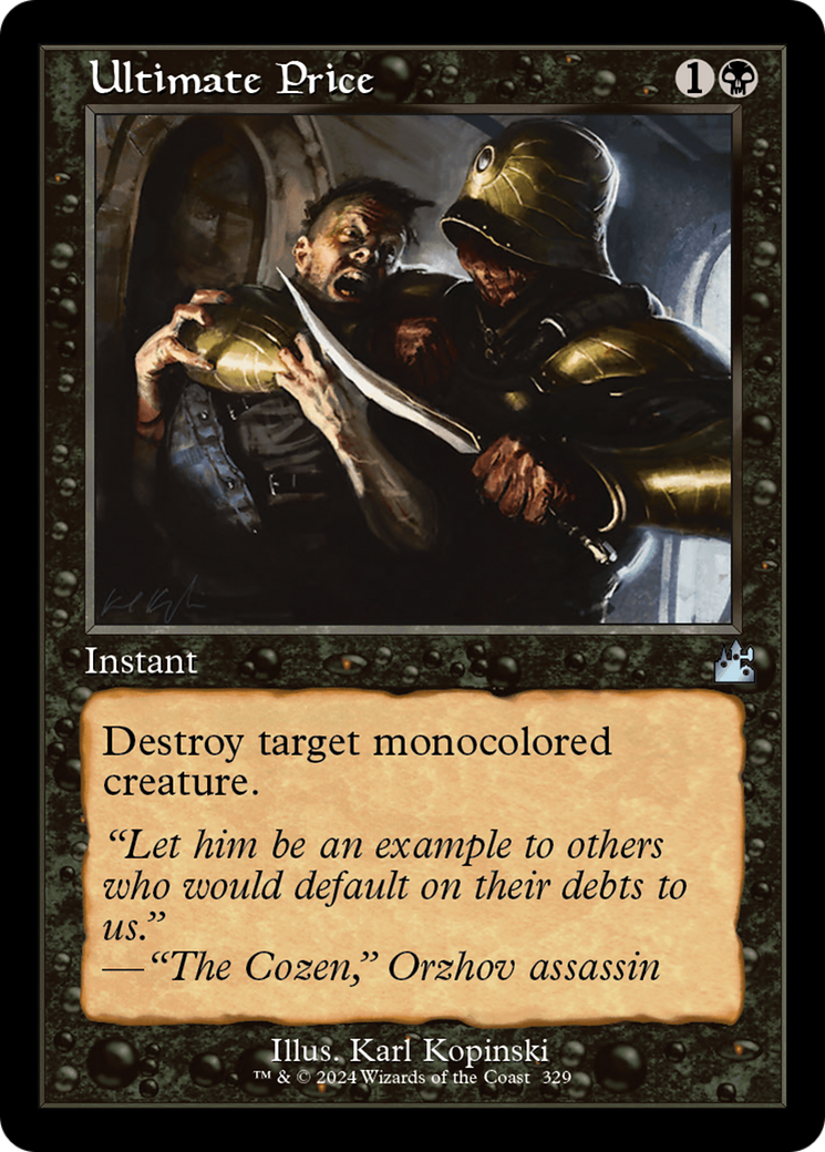 Ultimate Price (RVR-329) - [Ravnica Remastered] Foil