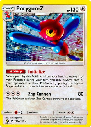 Porygon-Z - 105a/147 105a/147 - [Alternate Art Promos] Holofoil