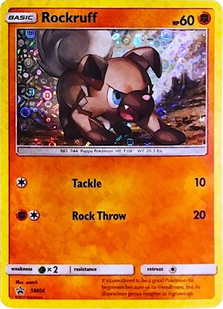 Rockruff - SM06 (General Mills Promo) SM06 - [Miscellaneous Cards & Products] Holofoil