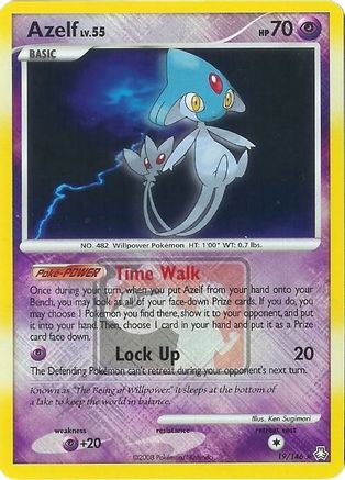Azelf - 19/146 (League Promo) 19 - [League & Championship Cards] Reverse Holofoil