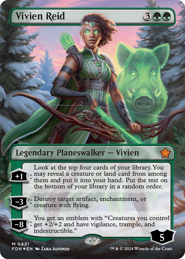 Vivien Reid (FDN-421) - [Foundations] (Borderless) Foil